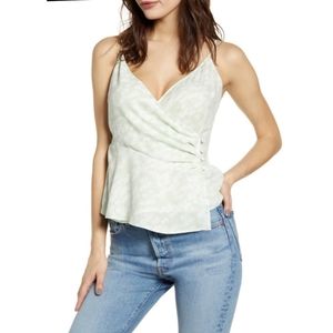 NEW! Leith Floral Print Wrap Camisole. Size XS